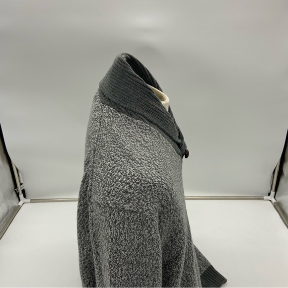 Jos. A. Banks Men's Gray Shawl Collar Sweater Heather Gray Size XL - Picture 4 of 12